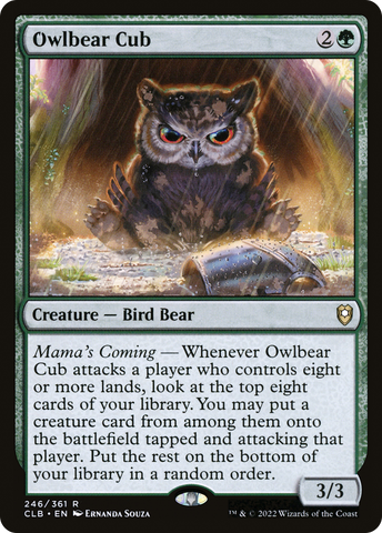 Owlbear Cub [Commander Legends: Battle for Baldur's Gate]