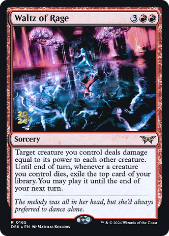 Waltz of Rage [Duskmourn: House of Horror Prerelease Promos]
