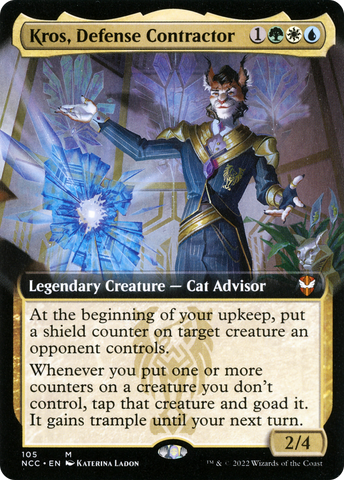 Kros, Defense Contractor (Extended Art) [Streets of New Capenna Commander]