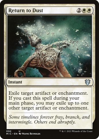 Return to Dust [Innistrad: Midnight Hunt Commander]