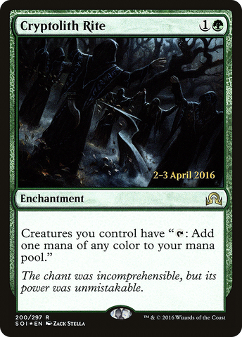 Cryptolith Rite [Shadows over Innistrad Prerelease Promos]