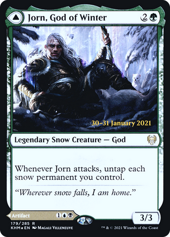 Jorn, God of Winter // Kaldring, the Rimestaff   [Kaldheim Prerelease Promos]