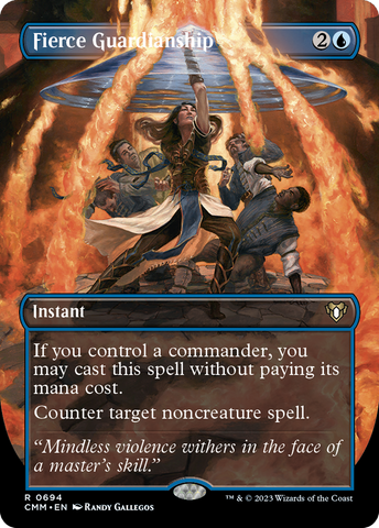 Fierce Guardianship (Borderless Alternate Art) [Commander Masters]