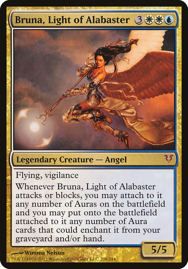 Bruna, Light of Alabaster (Oversized) [Commander 2018 Oversized]