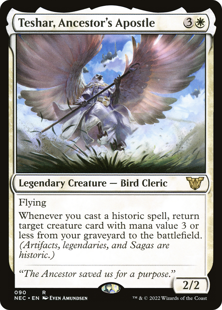 Teshar, Ancestor's Apostle [Kamigawa: Neon Dynasty Commander]