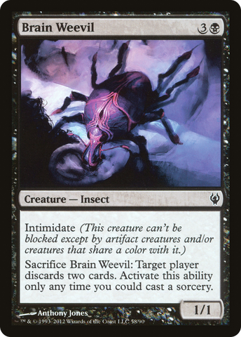 Brain Weevil [Duel Decks: Izzet vs. Golgari]