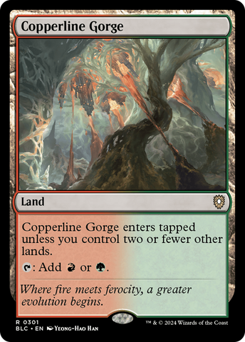 Copperline Gorge [Bloomburrow Commander]