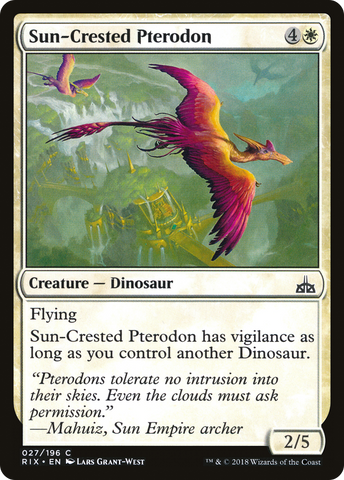 Sun-Crested Pterodon [Rivals of Ixalan]