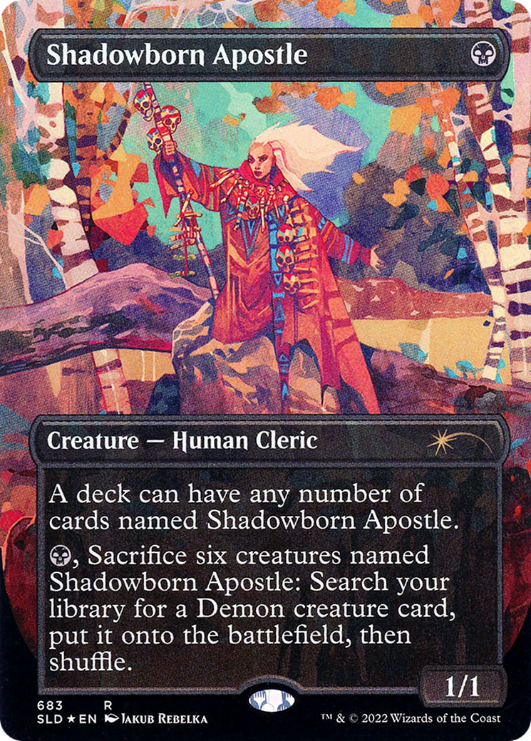 Shadowborn Apostle (Borderless) (683) [Secret Lair Drop Promos]