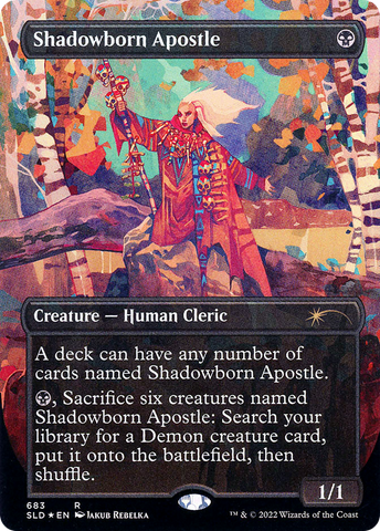 Shadowborn Apostle (Borderless) (683) [Secret Lair Drop Promos]