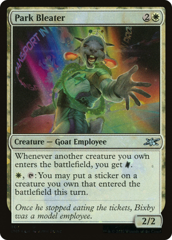 Park Bleater (Galaxy Foil) [Unfinity]