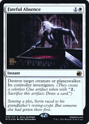 Fateful Absence [Innistrad: Midnight Hunt Prerelease Promos]