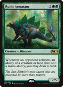 Runic Armasaur (Promo Pack) [Core Set 2019 Promos]