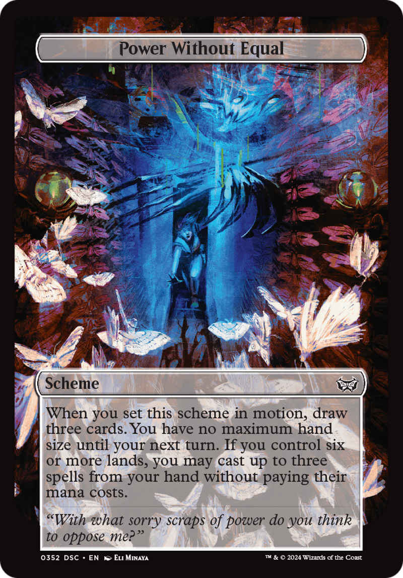 Power Without Equal (Full Art) [Duskmourn: Archenemy]
