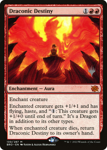 Draconic Destiny (Promo Pack) [The Brothers' War Promos]