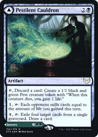 Pestilent Cauldron // Restorative Burst [Strixhaven: School of Mages Prerelease Promos]