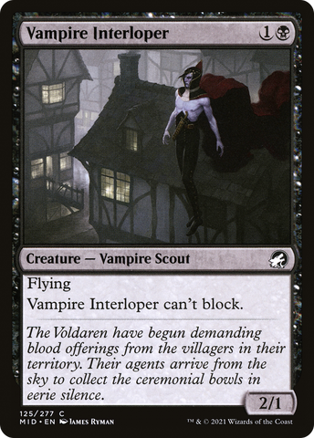 Vampire Interloper [Innistrad: Midnight Hunt]