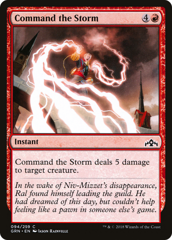 Command the Storm [Guilds of Ravnica]