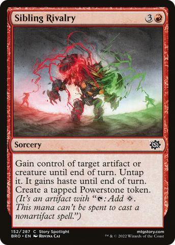 Sibling Rivalry [The Brothers' War]