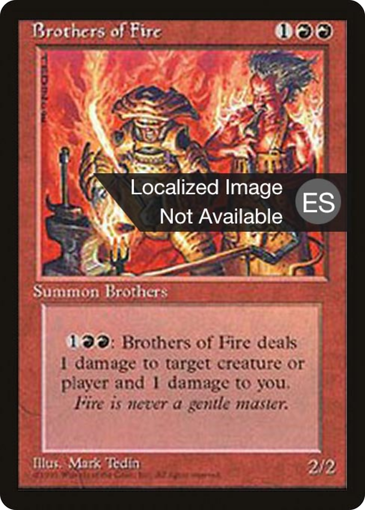 Brothers of Fire [Fourth Edition Foreign Black Border]