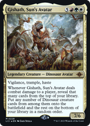 Gishath, Sun's Avatar (LCI) [The Lost Caverns of Ixalan Prerelease Cards]