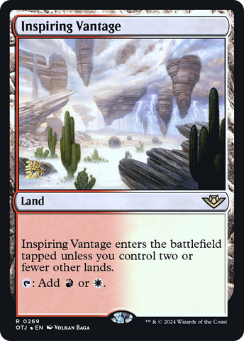 Inspiring Vantage (OTJ) [Outlaws of Thunder Junction Prerelease Promos]