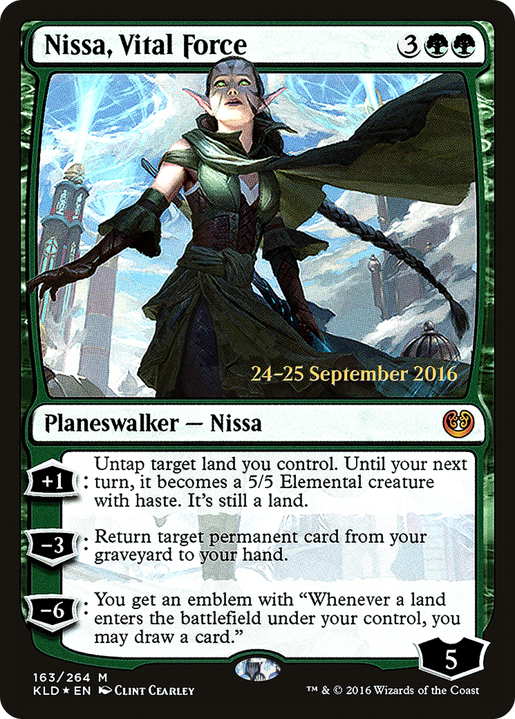 Nissa, Vital Force  [Kaladesh Prerelease Promos]
