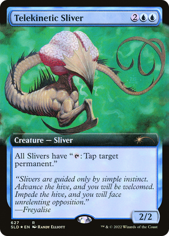 Telekinetic Sliver (Extended Art) [Secret Lair Drop Promos]