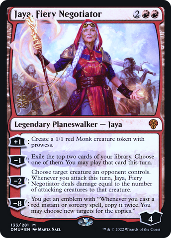 Jaya, Fiery Negotiator [Dominaria United Prerelease Promos]