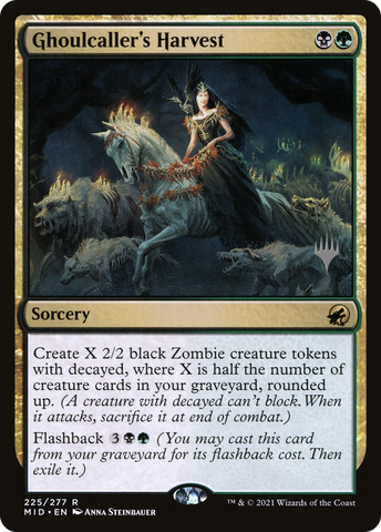 Ghoulcaller's Harvest (Promo Pack) [Innistrad: Midnight Hunt Promos]