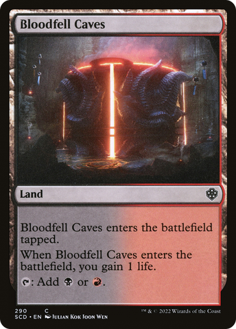 Bloodfell Caves [Starter Commander Decks]
