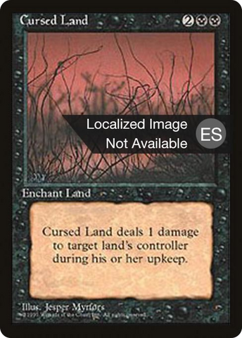 Cursed Land [Fourth Edition Foreign Black Border]