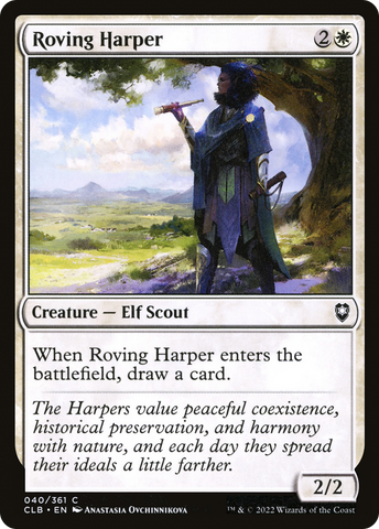 Roving Harper [Commander Legends: Battle for Baldur's Gate]