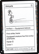 Unicycle [Mystery Booster Playtest Cards]