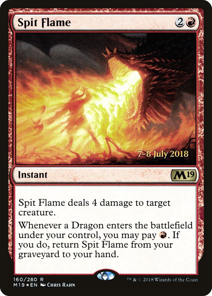 Spit Flame  [Core Set 2019 Prerelease Promos]