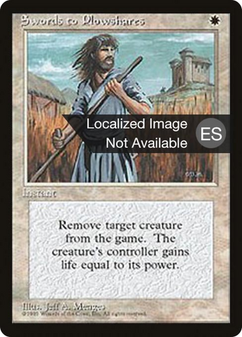 Swords to Plowshares [Fourth Edition Foreign Black Border]