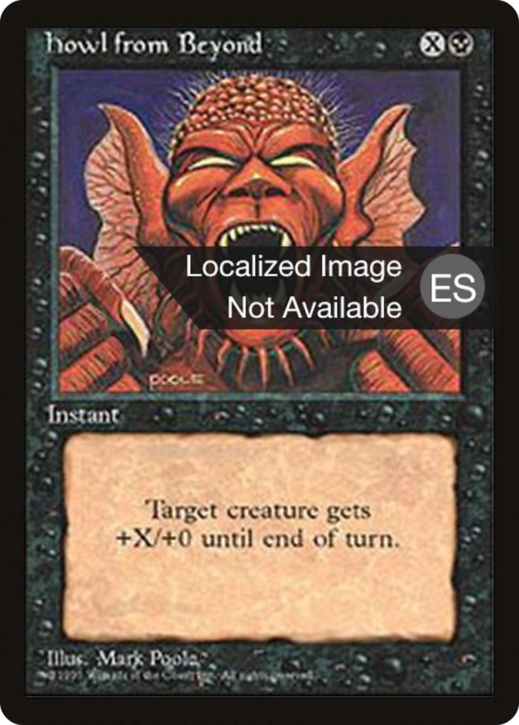 Howl from Beyond [Fourth Edition Foreign Black Border]