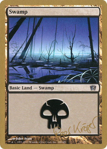 Swamp (pk340) (Peer Kroger) [World Championship Decks 2003]