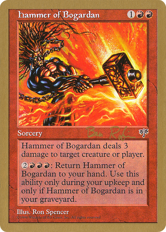 Hammer of Bogardan (Ben Rubin) [World Championship Decks 1998]
