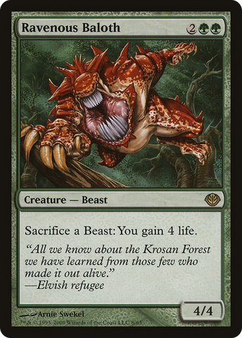 Ravenous Baloth [Duel Decks: Garruk vs. Liliana]