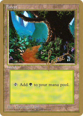 Forest (bl378) (Bertrand Lestree) [Pro Tour Collector Set]