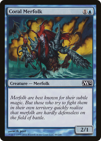 Coral Merfolk [Magic 2012]