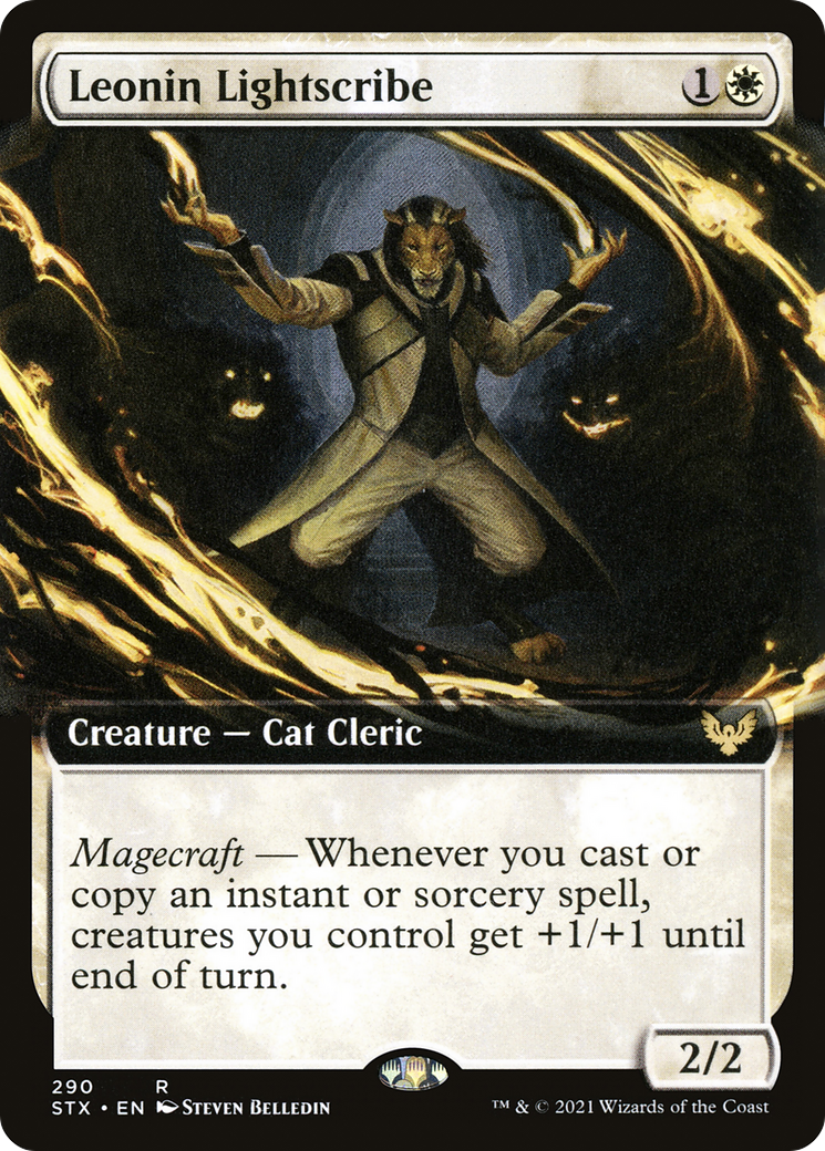 Leonin Lightscribe (Extended) [Strixhaven: School of Mages]