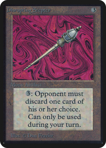 Disrupting Scepter [Limited Edition Alpha]