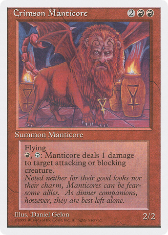 Crimson Manticore [Fourth Edition]