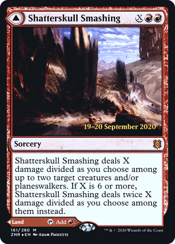 Shatterskull Smashing // Shatterskull, the Hammer Pass  [Zendikar Rising Prerelease Promos]