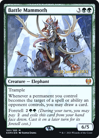 Battle Mammoth  [Kaldheim Prerelease Promos]