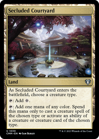 Secluded Courtyard [Commander Masters]