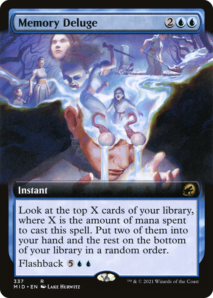 Memory Deluge (Extended) [Innistrad: Midnight Hunt]