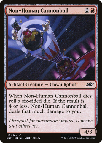 Non-Human Cannonball [Unfinity]
